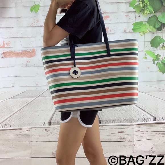 ❗️LAST ONE ❗️Kate Spade Tanya Stripe Tote - Picture 5 of 6